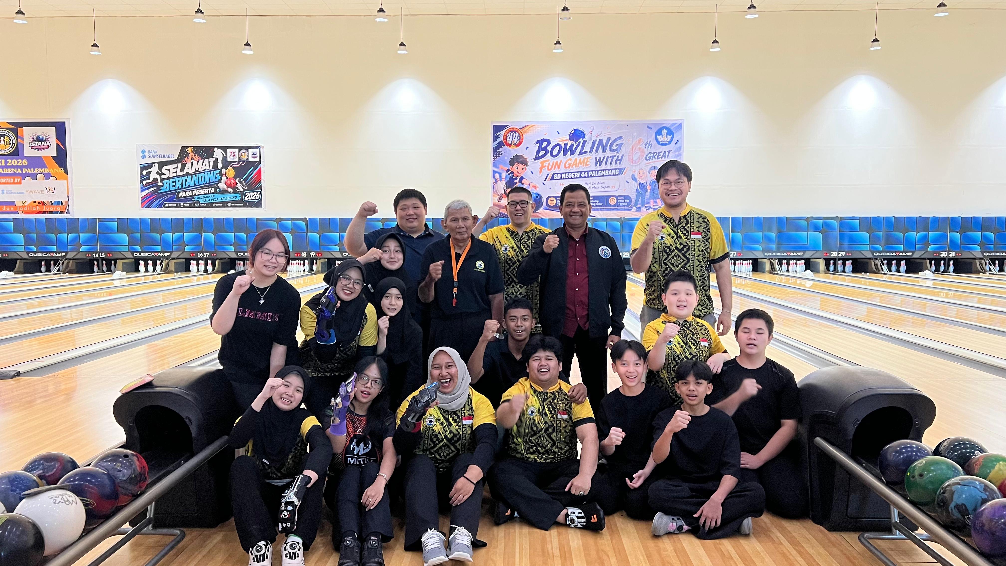 Ketua Umum PB PBI Agus M. Bahron Kunjungi Istana Bowling Arena, Berikan Motivasi kepada Atlet Junior Sumatera Selatan